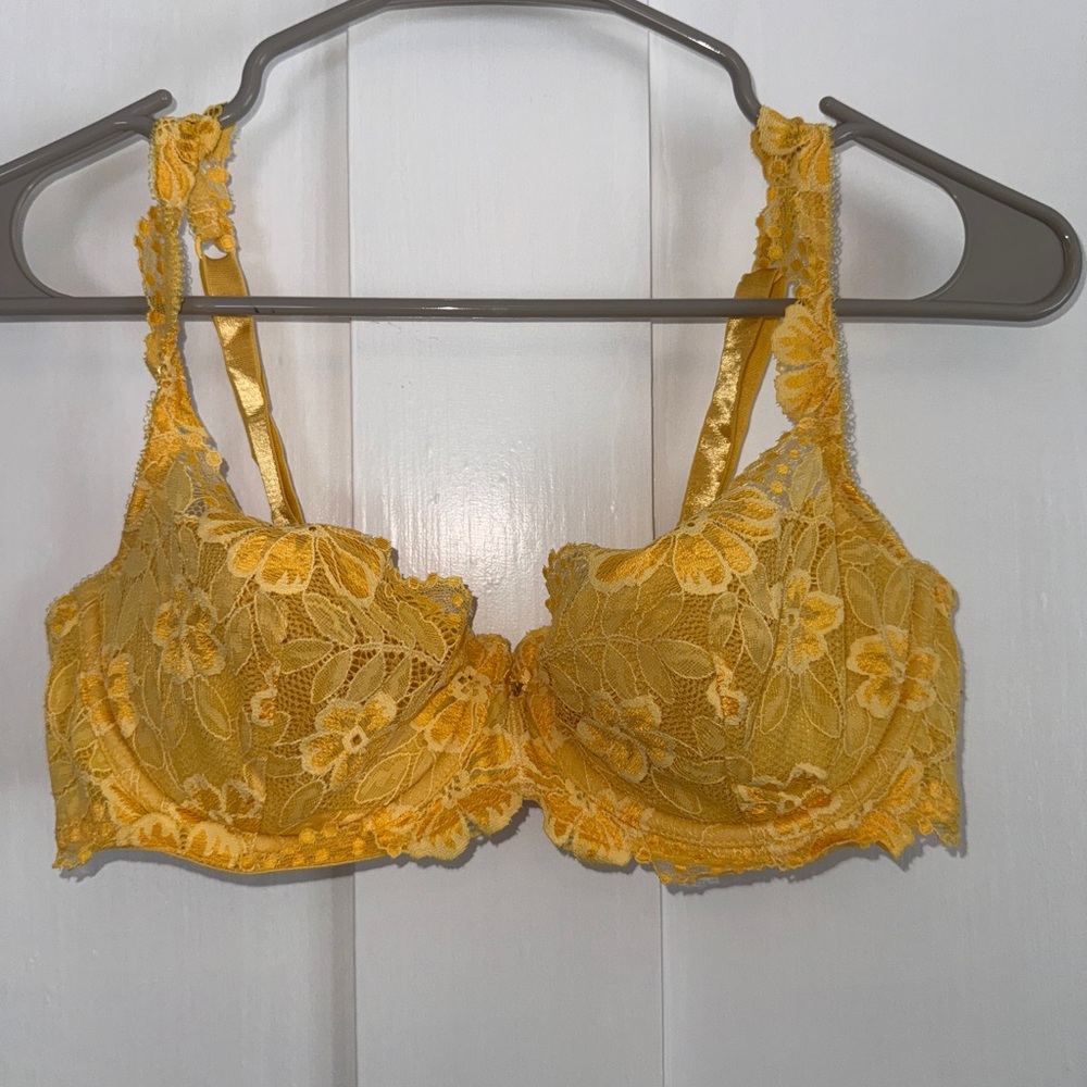 Golden VS Lace Bra